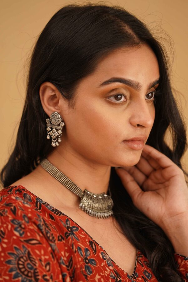 Silver Bird Jaal Jhumki - Image 3