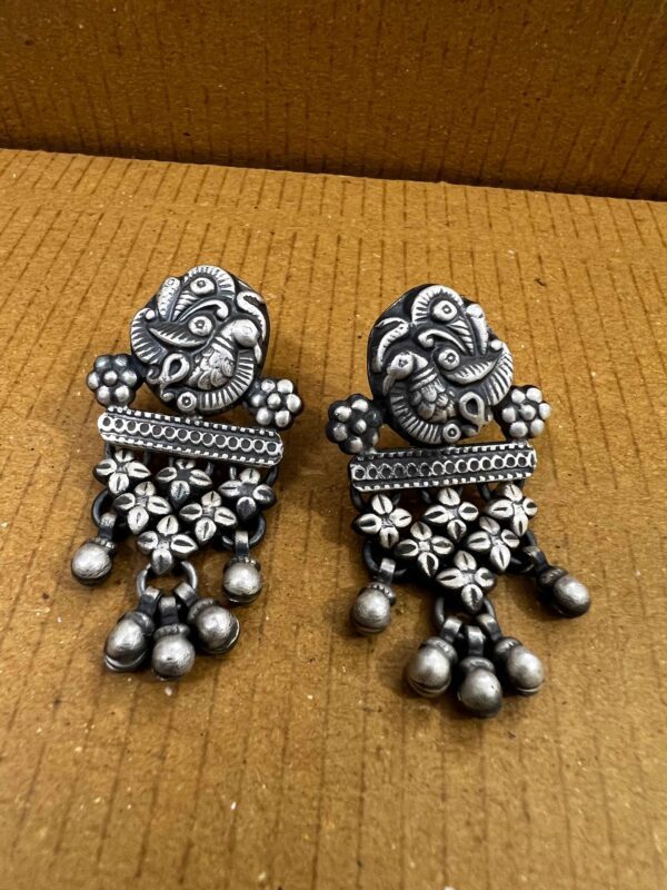 Silver Bird Jaal Jhumki - Image 2