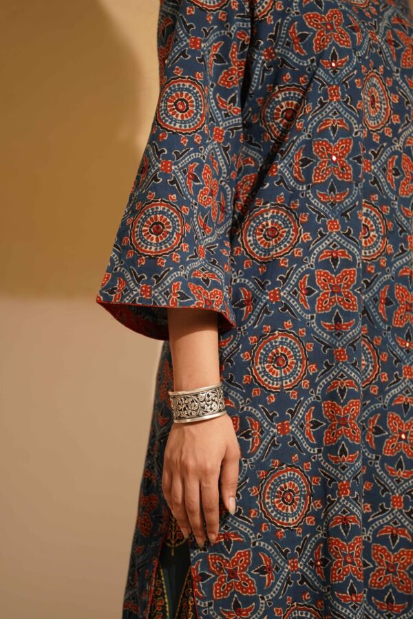 Silver Floral Cuff- Single Pc - Image 3