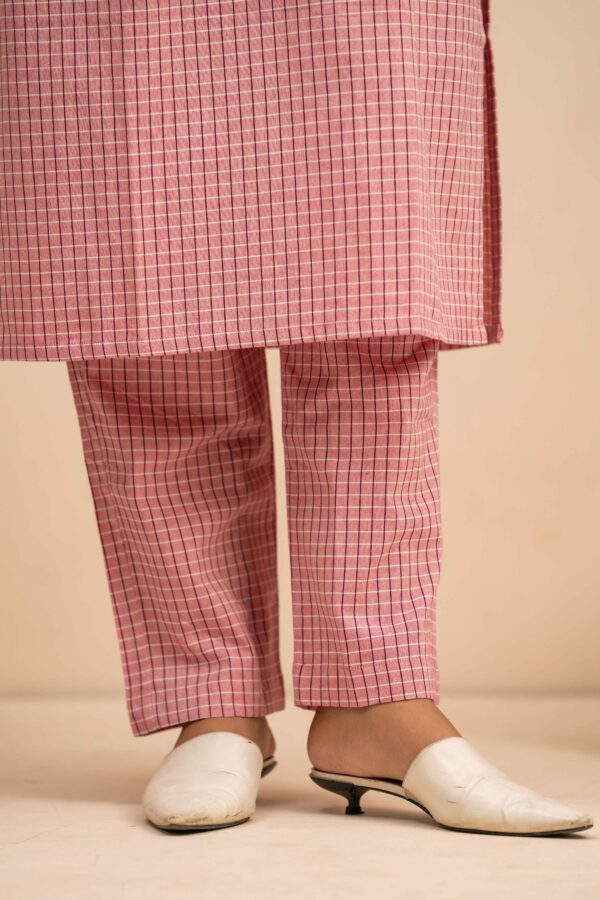Hand woven cotton Kurta and Palazzo set - Image 5