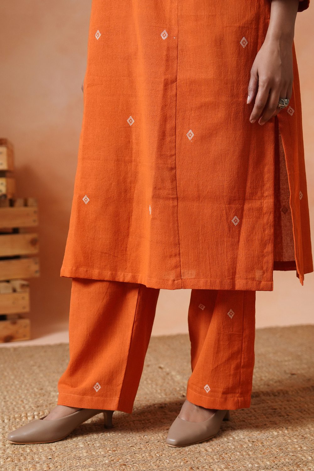 Karigari Kala Cotton Co-ord Set of 2 - Image 4