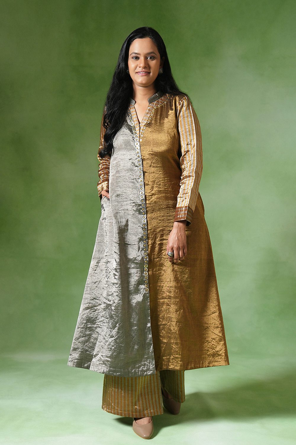 Meher Tissue Co-Ord Set Set of 2