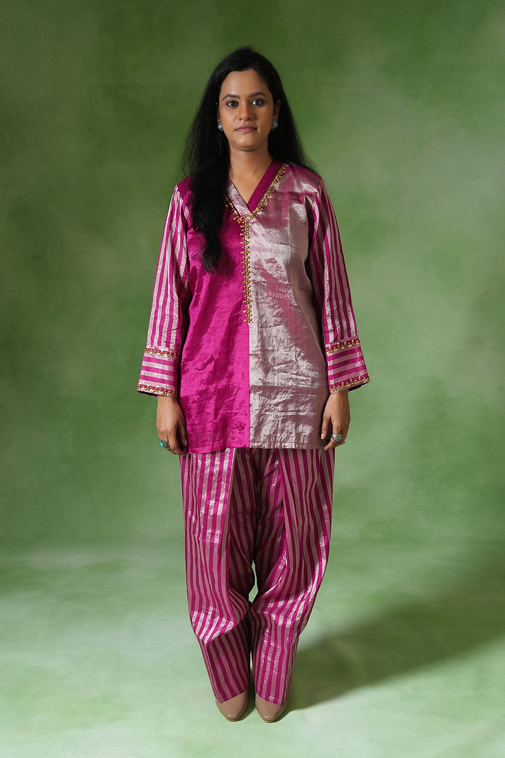 Dhara Tissue Co-Ord Set of 2