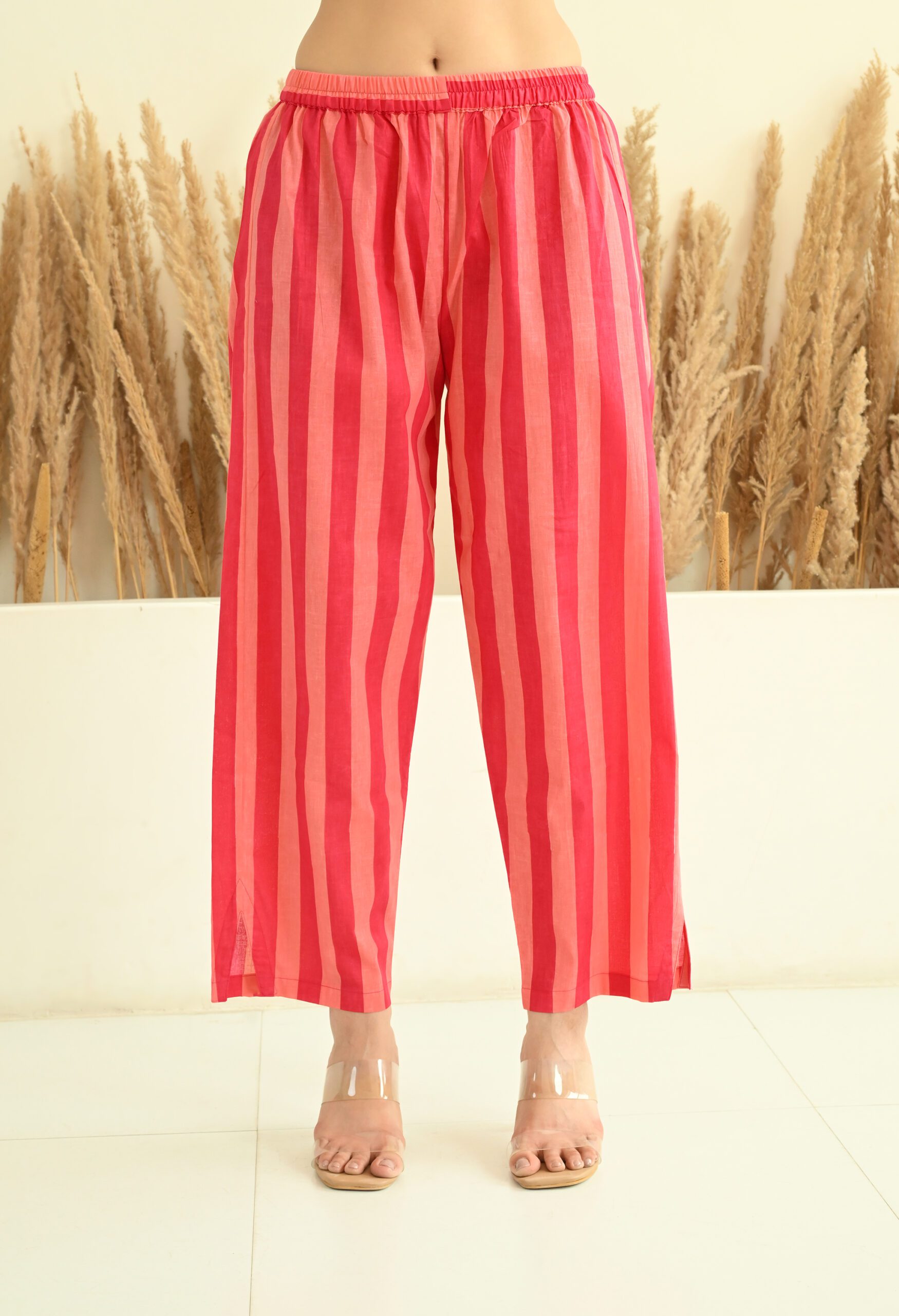 Stripes Printed Kurta and Pants Co-ord Set - Image 5
