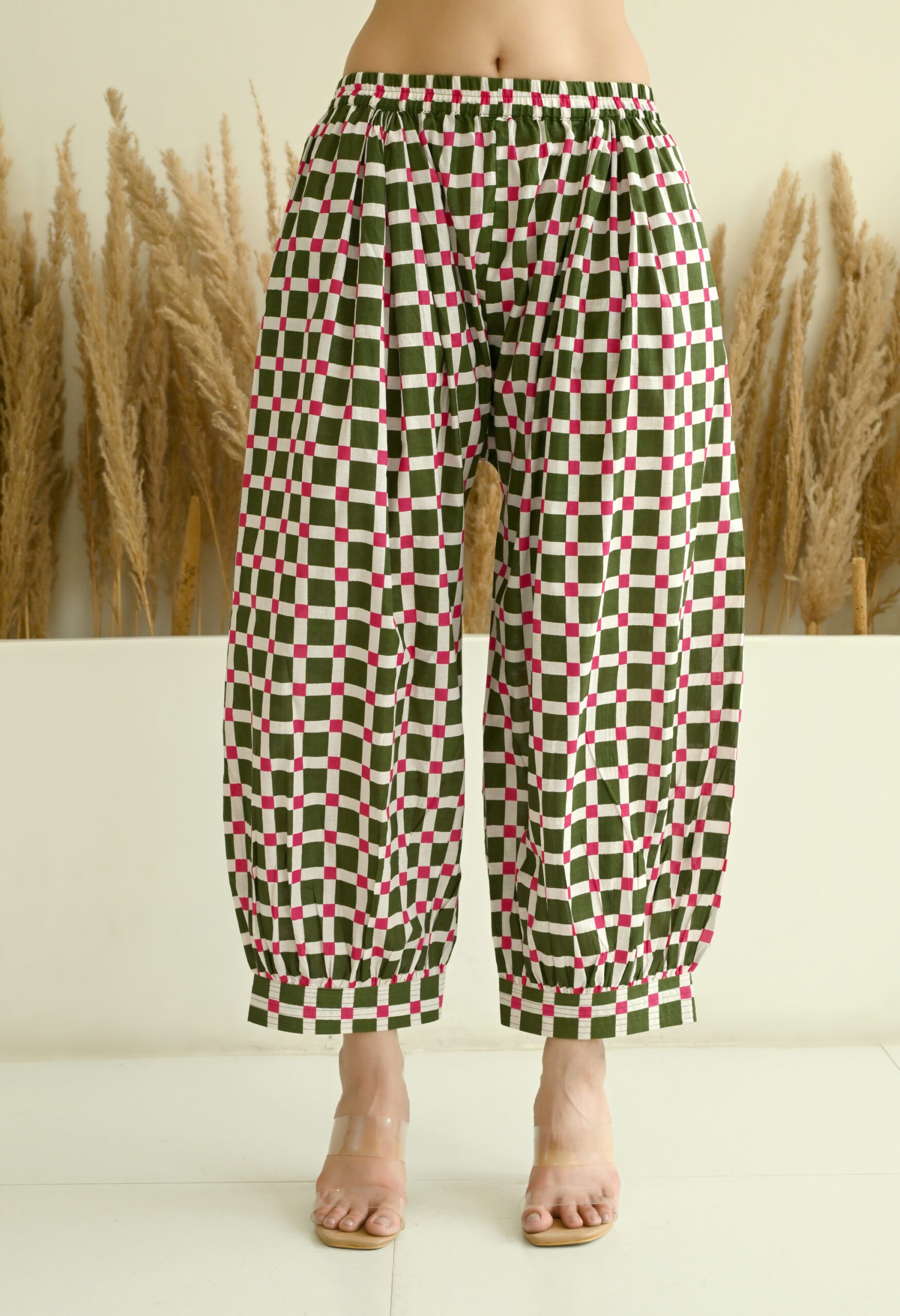 Checks Printed Kurta Salwar Co-Ord Set - Image 5