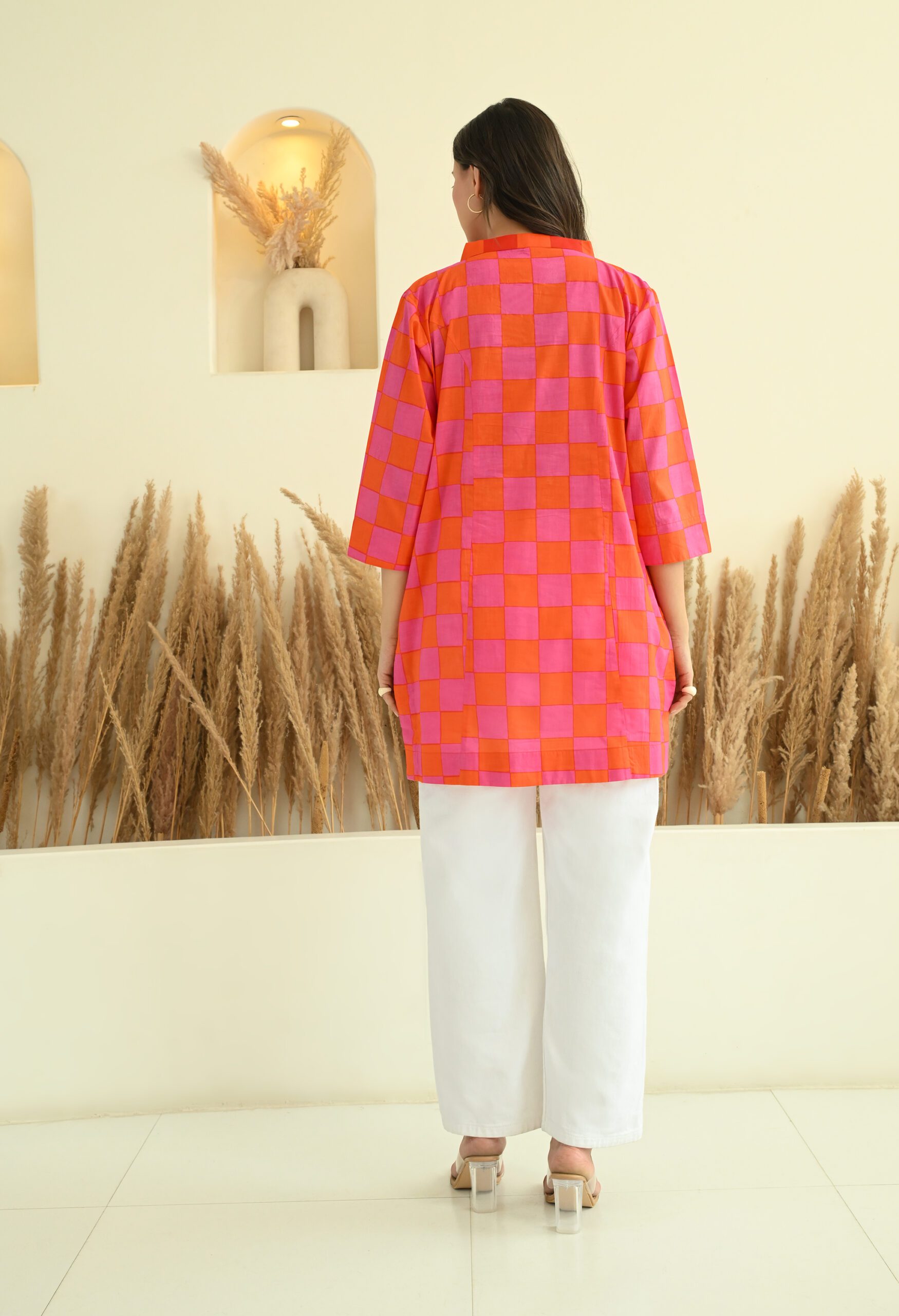 Checks Printed Top - Image 3