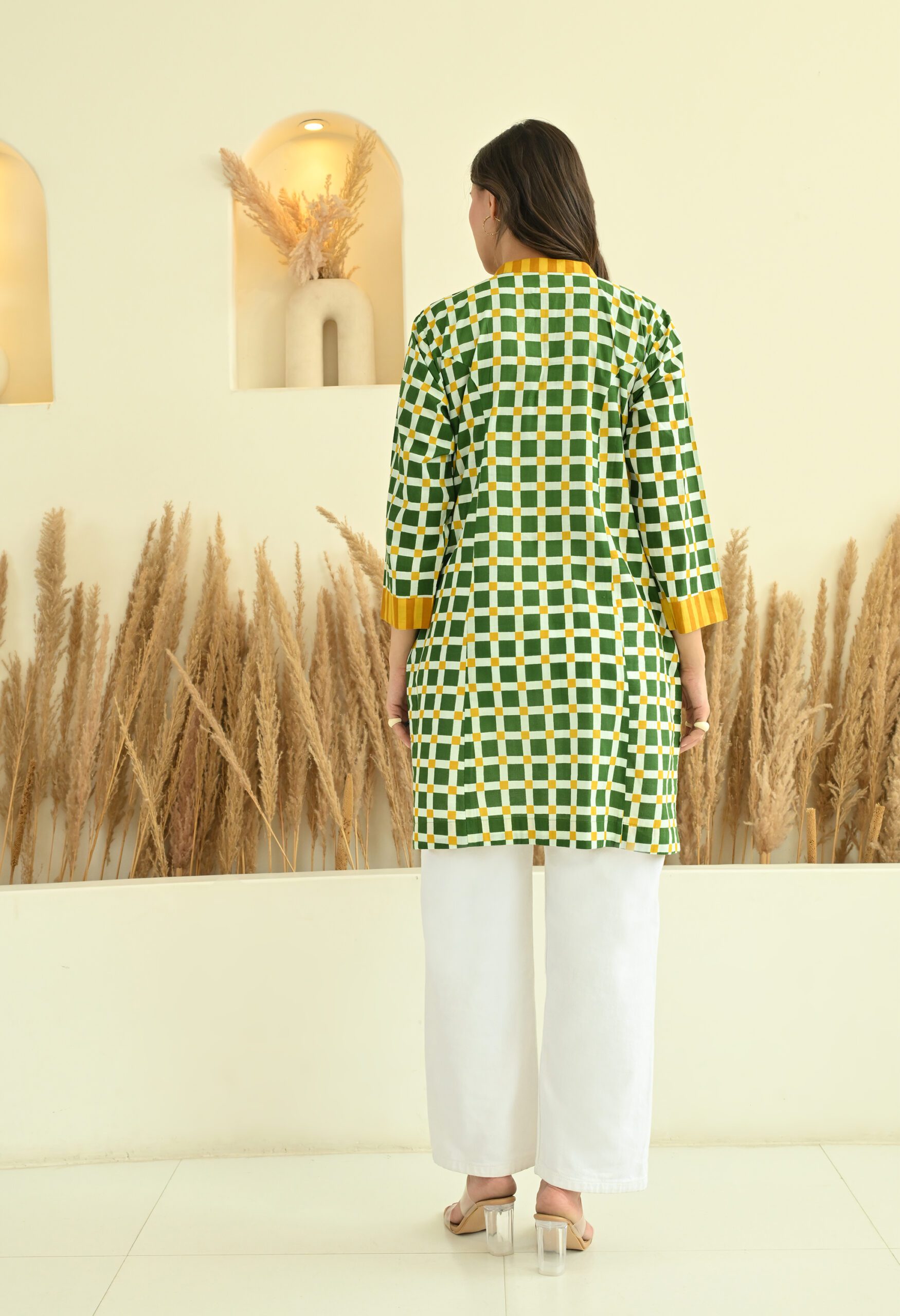 Checks Printed Top - Image 3